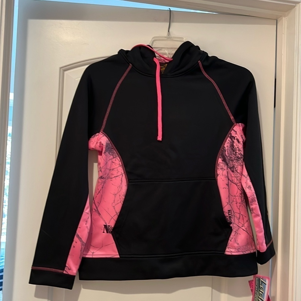 Gamehide Naked North Pink Camo Ladies Hoodie Size S NWT